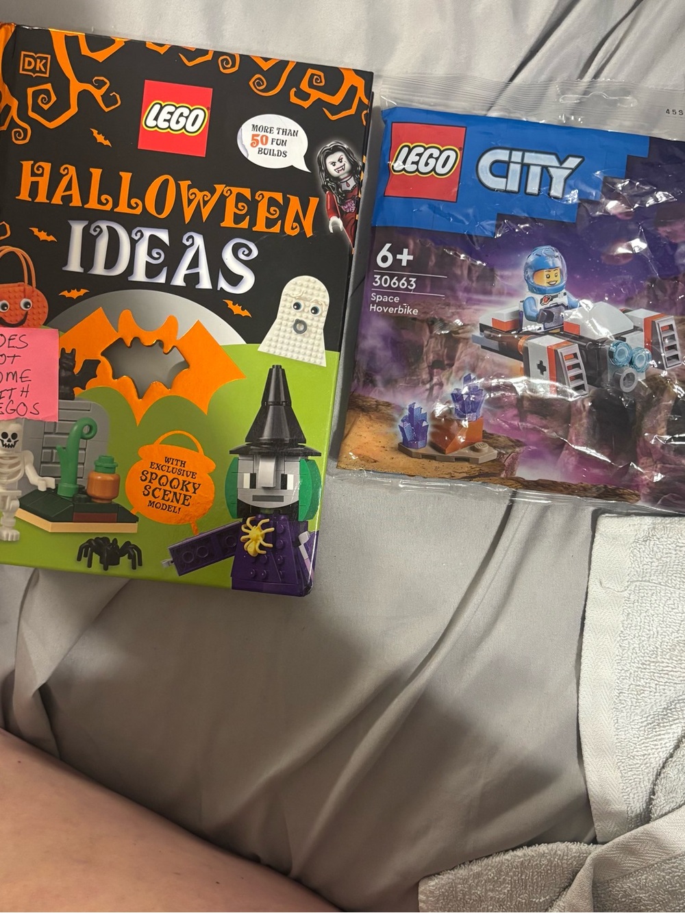 LEGO Halloween Ideas & LEGO City Space Hoverbike - LEGO Kids Toys, Orange/Blue